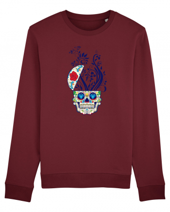 Mexican Skull Burgundy