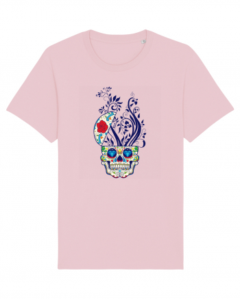 Mexican Skull Cotton Pink