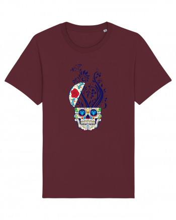 Mexican Skull Burgundy