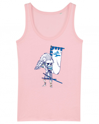 Samurai Skull Cotton Pink