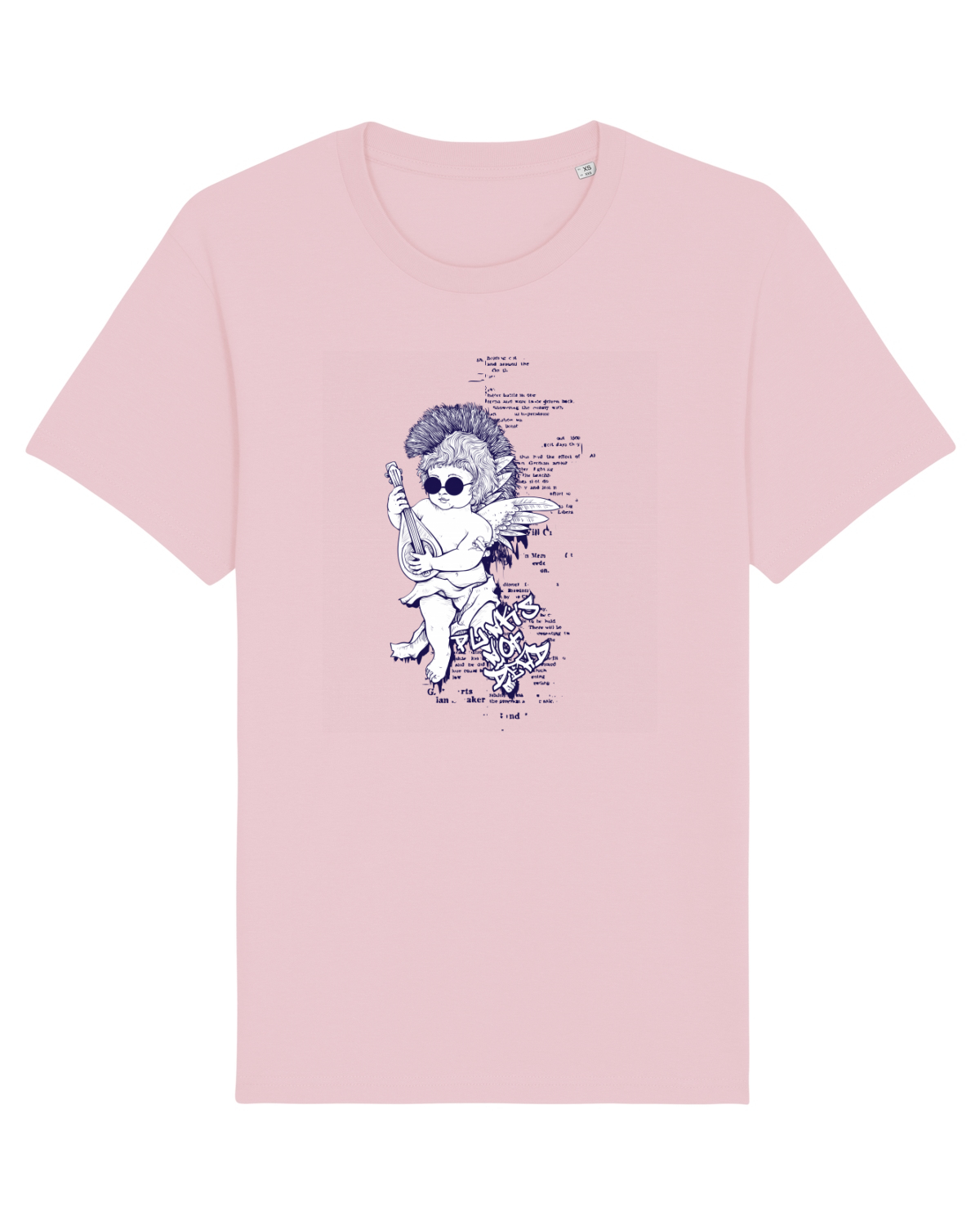 Tricou mânecă scurtă Unisex Rocker Cotton Pink