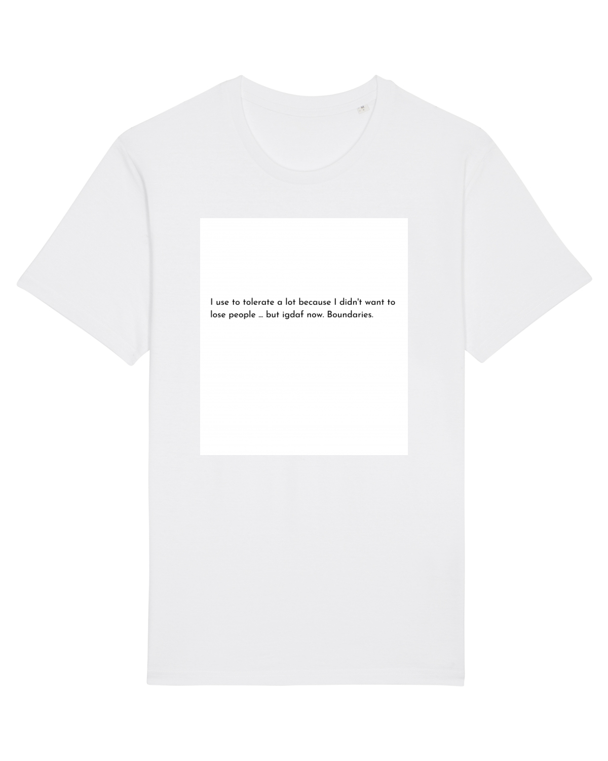 Tricou mânecă scurtă Unisex Rocker White