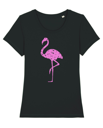 Pink Flamingo Black