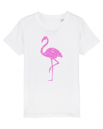Pink Flamingo White
