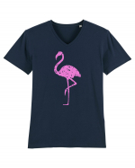 Pink Flamingo Tricou mânecă scurtă guler V Bărbat Presenter