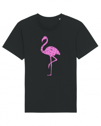 Pink Flamingo Black