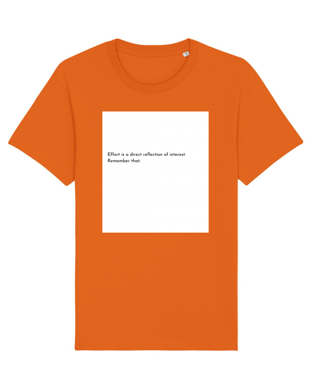Tricou mânecă scurtă Unisex Rocker Bright Orange