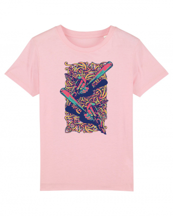 Graffiti Baseball Cotton Pink