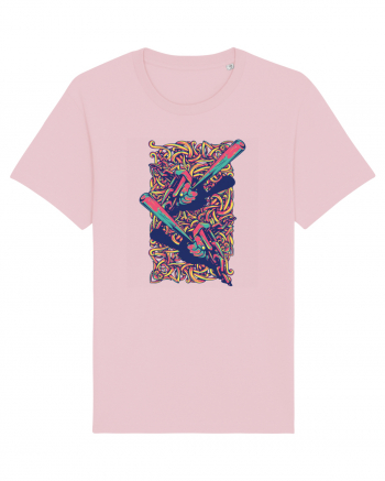 Graffiti Baseball Cotton Pink