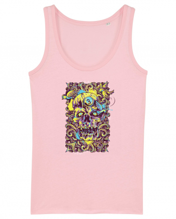 Graffiti Monster Cotton Pink