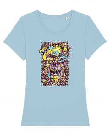 Graffiti Monster Sky Blue