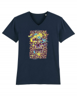 Graffiti Monster Tricou mânecă scurtă guler V Bărbat Presenter