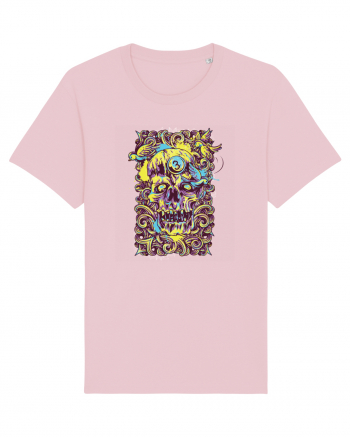 Graffiti Monster Cotton Pink