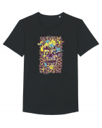 Graffiti Monster Tricou mânecă scurtă guler larg Bărbat Skater