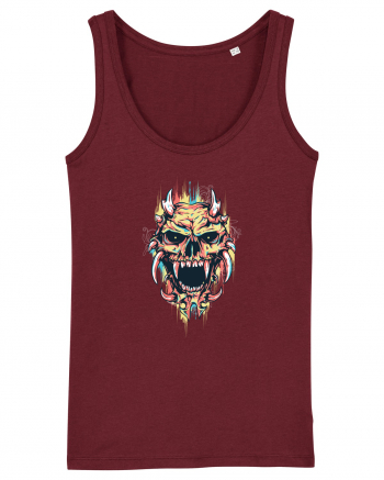 Demon Skull Burgundy