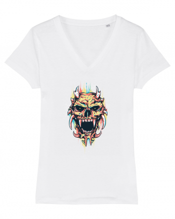 Demon Skull White