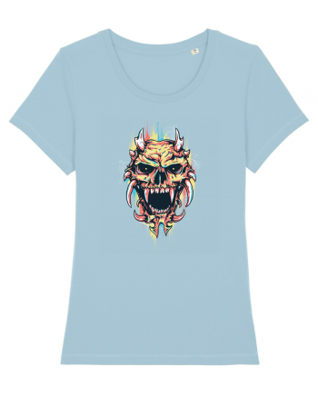 Demon Skull Sky Blue