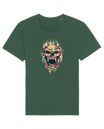 Demon Skull Bottle Green