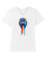 Psychedelic Ape Tricou mânecă scurtă guler V Bărbat Presenter