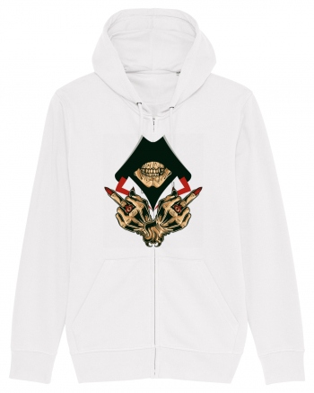 Illuminati Skull White