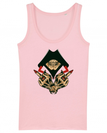 Illuminati Skull Cotton Pink