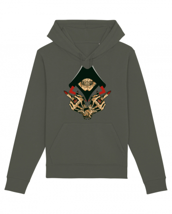 Illuminati Skull Khaki