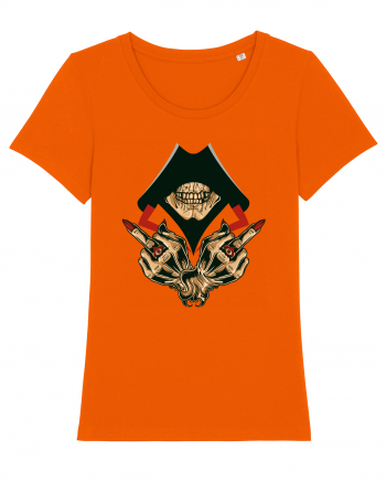 Illuminati Skull Bright Orange