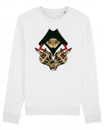 Illuminati Skull White