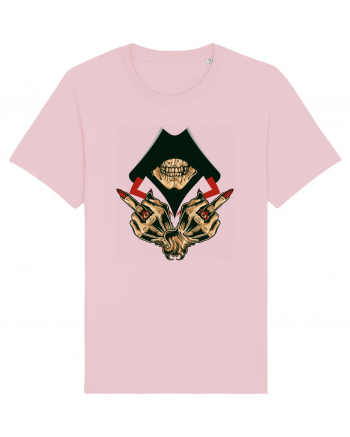 Illuminati Skull Cotton Pink