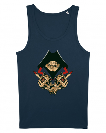 Illuminati Skull Navy