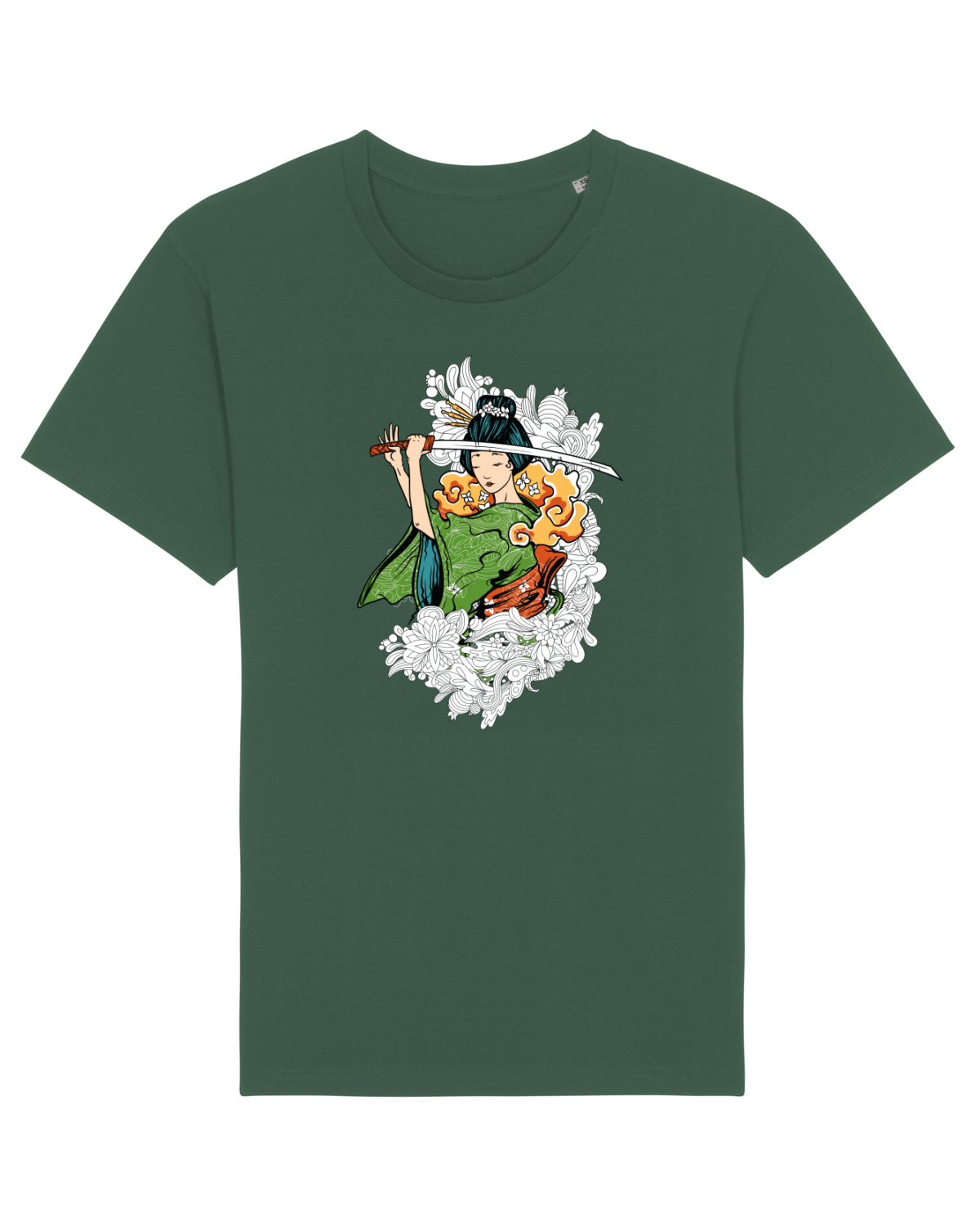 Tricou mânecă scurtă Unisex Rocker Bottle Green