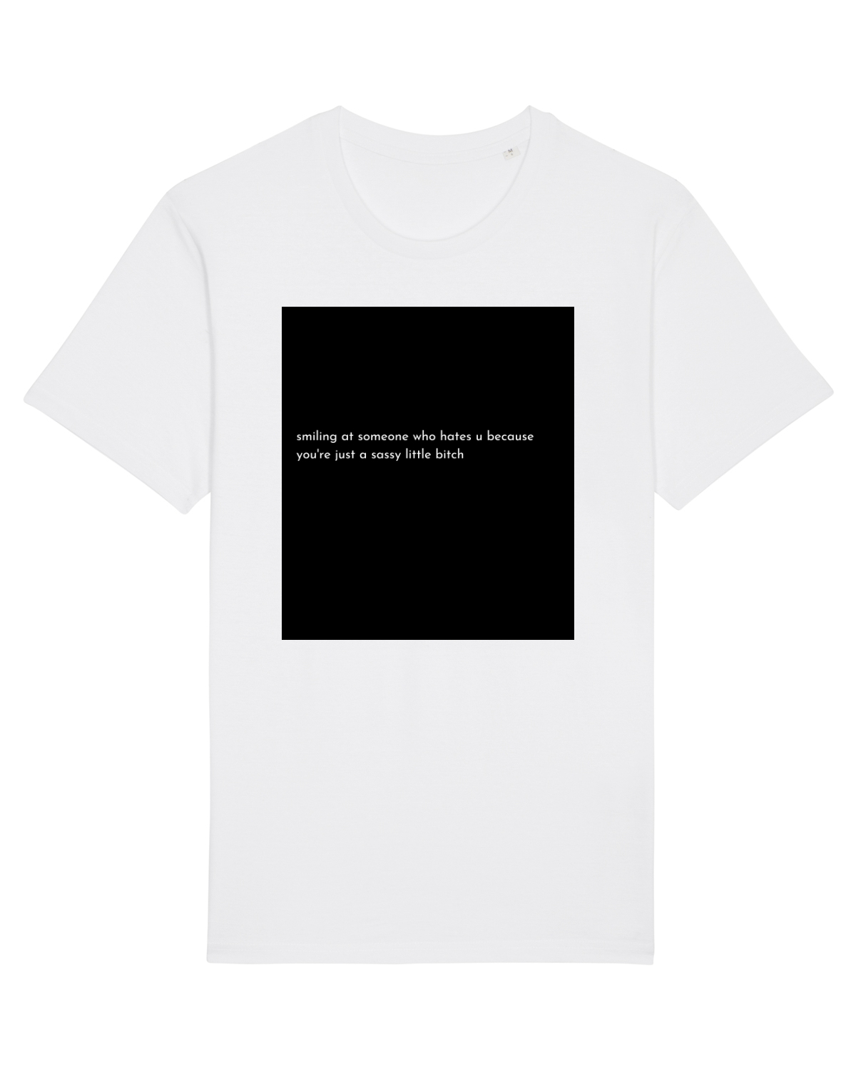 Tricou mânecă scurtă Unisex Rocker White