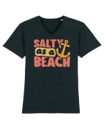 Salty as a beach Tricou mânecă scurtă guler V Bărbat Presenter