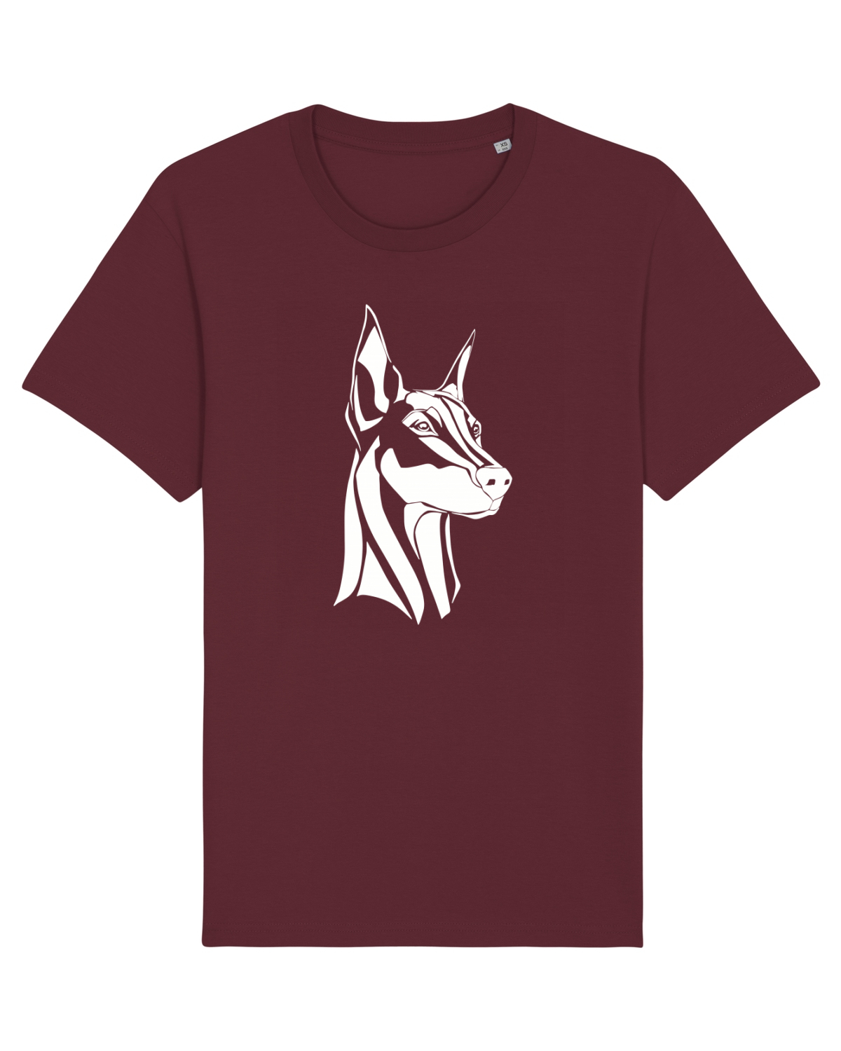 Tricou mânecă scurtă Unisex Rocker Burgundy