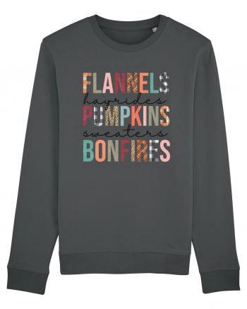 Flannels Pumpkins Bonfires Anthracite