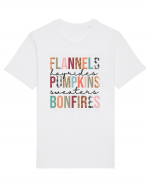 Flannels Pumpkins Bonfires Tricou mânecă scurtă Unisex Rocker