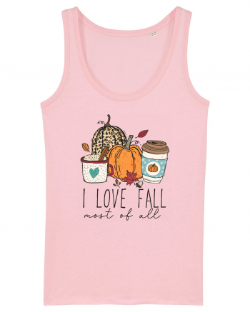 I Love Fall Cotton Pink
