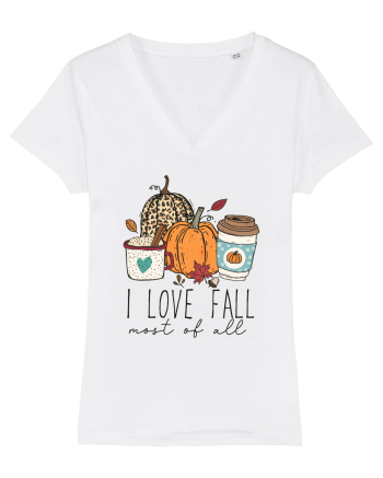 I Love Fall White