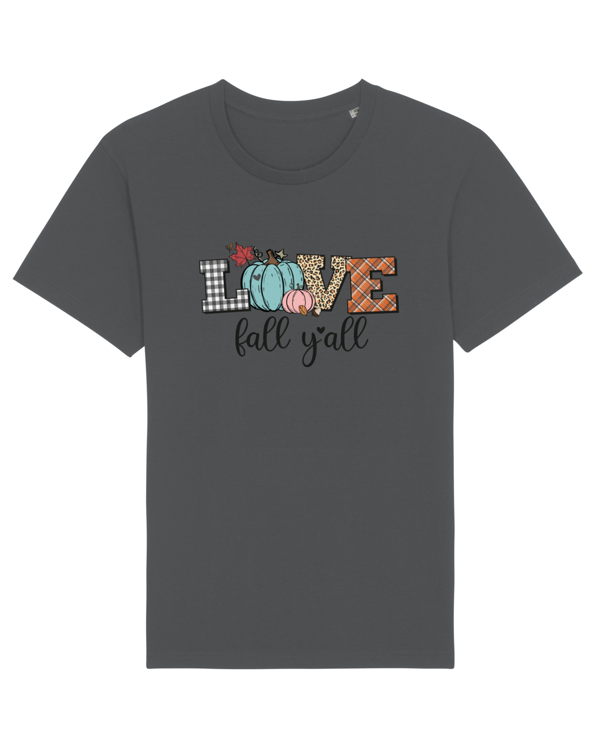 Tricou mânecă scurtă Unisex Rocker Anthracite