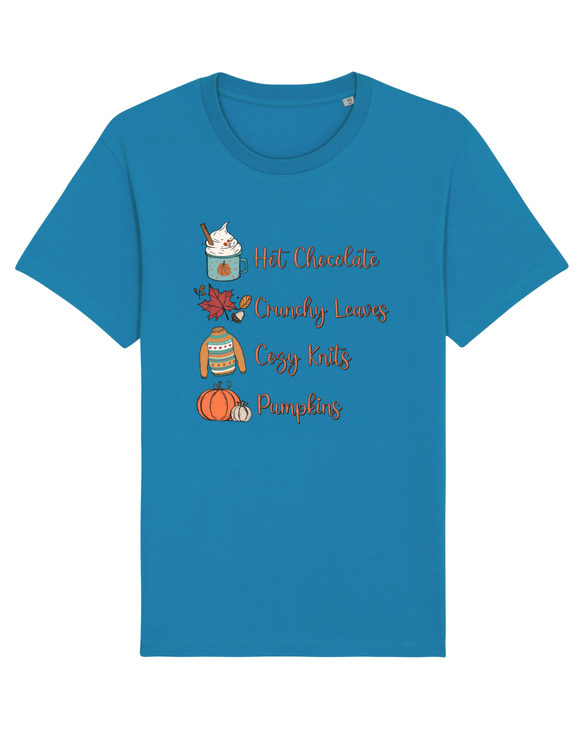 Tricou mânecă scurtă Unisex Rocker Azur