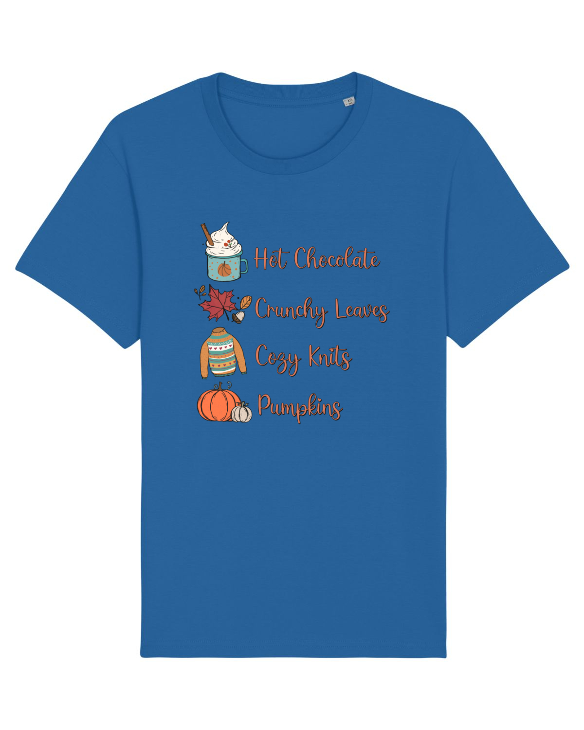 Tricou mânecă scurtă Unisex Rocker Royal Blue