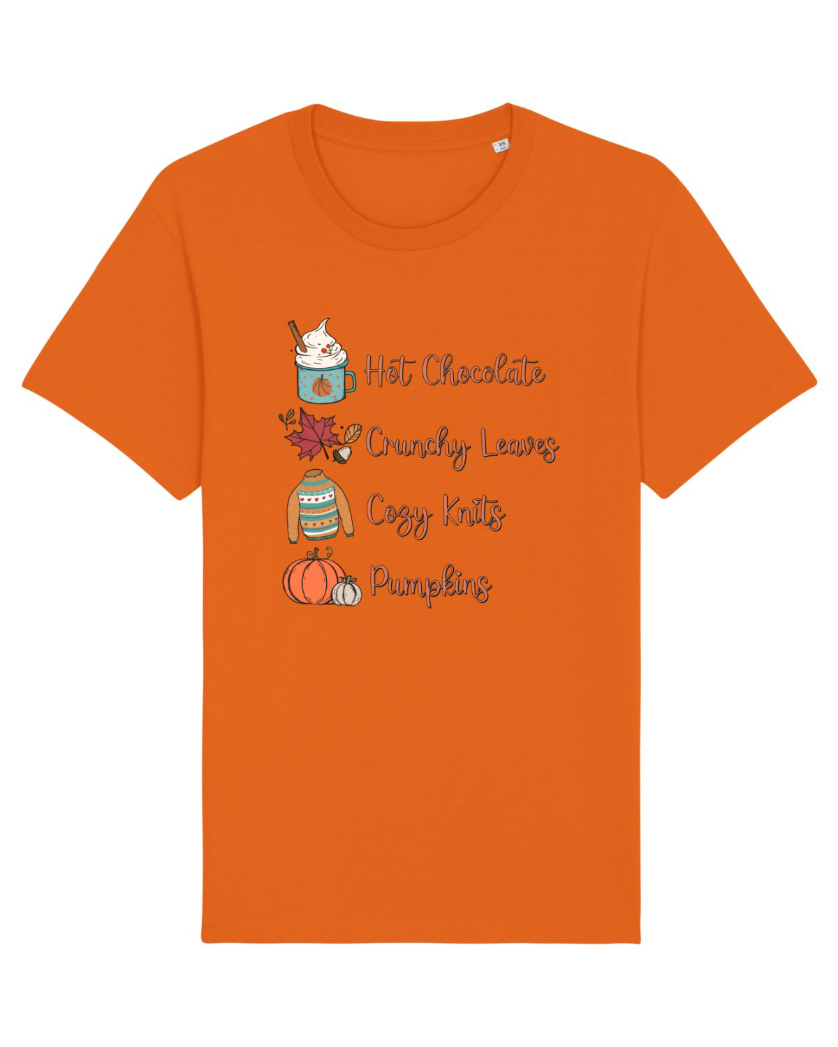 Tricou mânecă scurtă Unisex Rocker Bright Orange