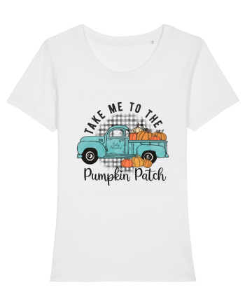 Take Me To The Pumpkin Patch White