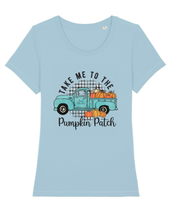 Take Me To The Pumpkin Patch Sky Blue