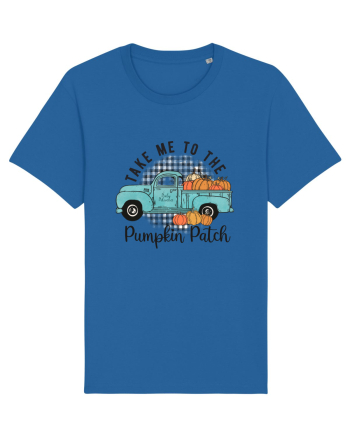Take Me To The Pumpkin Patch Royal Blue