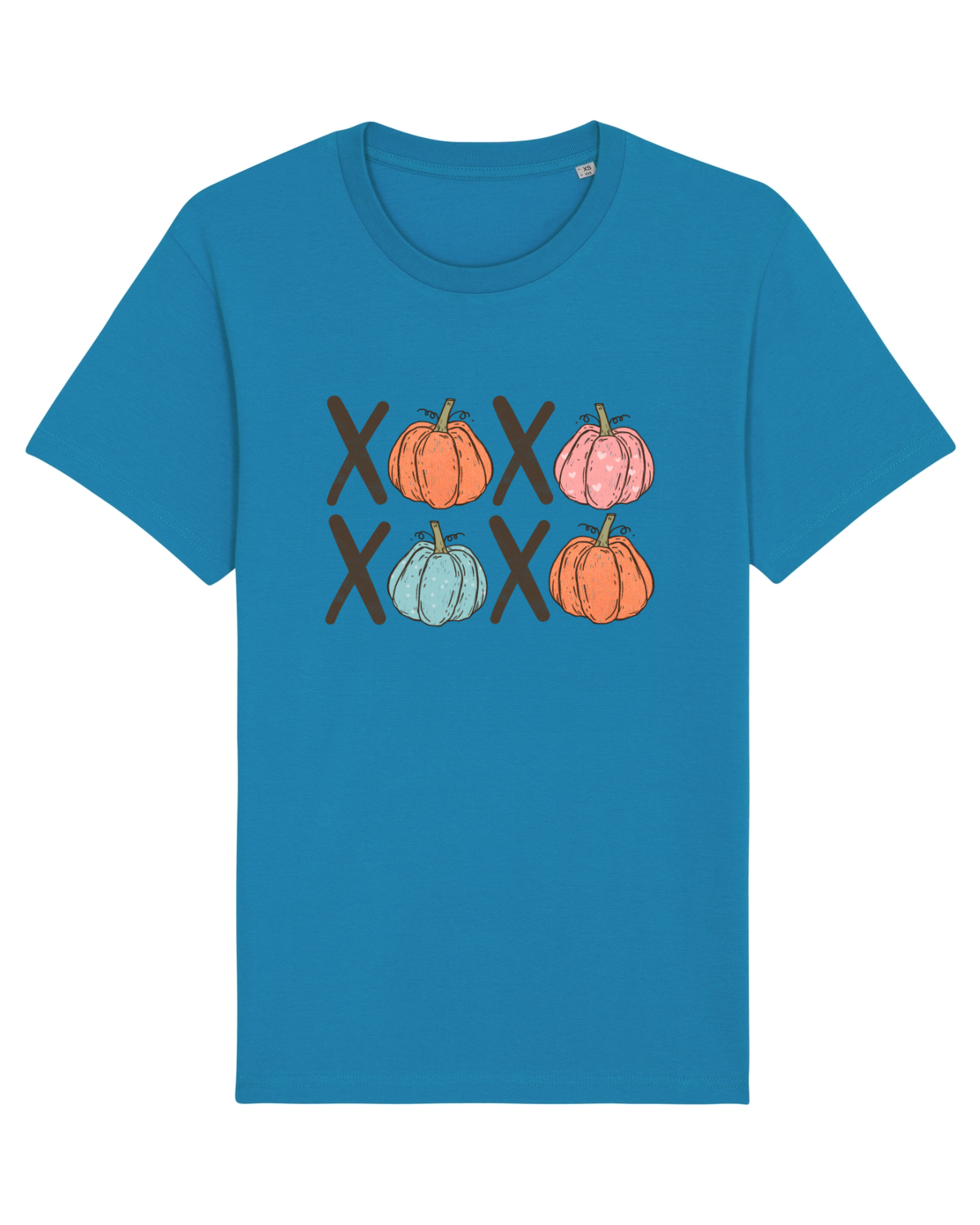 Tricou mânecă scurtă Unisex Rocker Azur