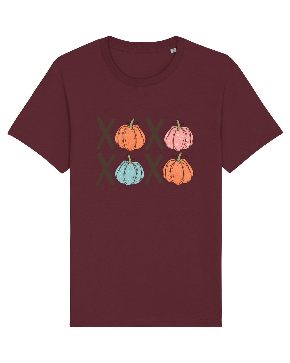 Tricou mânecă scurtă Unisex Rocker Burgundy