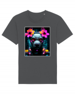 cyber punk dog Tricou mânecă scurtă Unisex Rocker