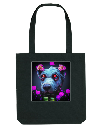 stylizeted dog Black