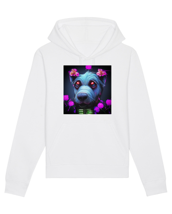 stylizeted dog White